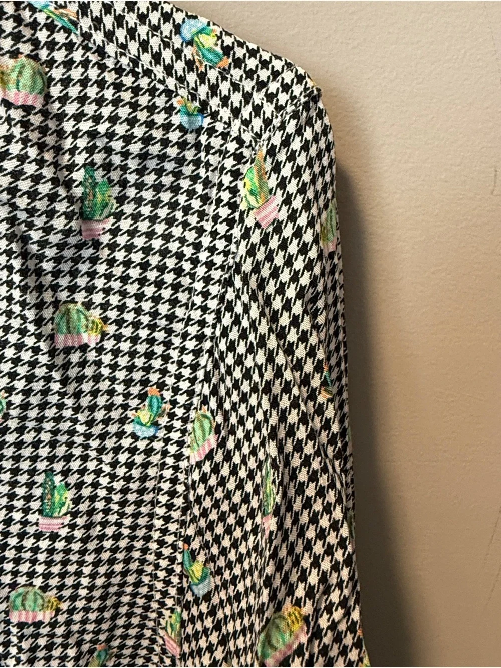 Velvet Heart Button Up Shirt - S